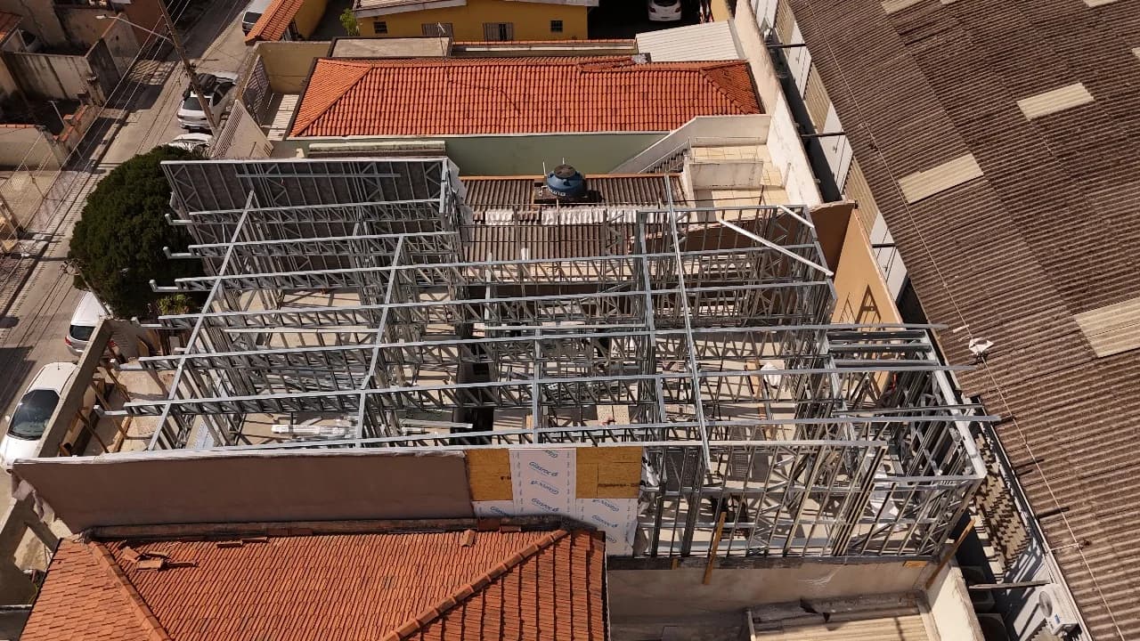 Casa de Alto Padrão em Steel Frame