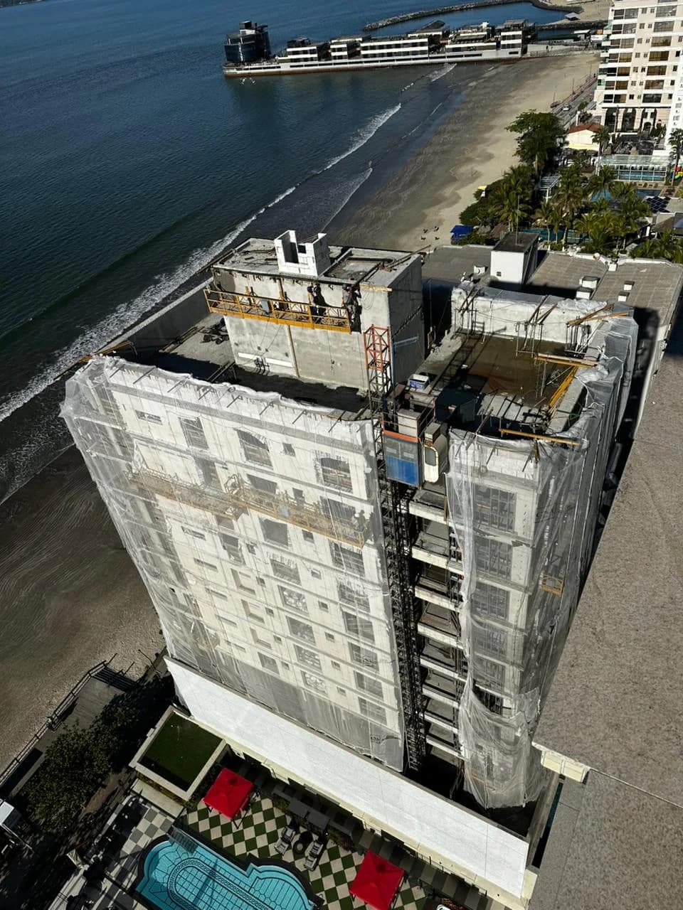Fachada de Prédio em Steel Frame