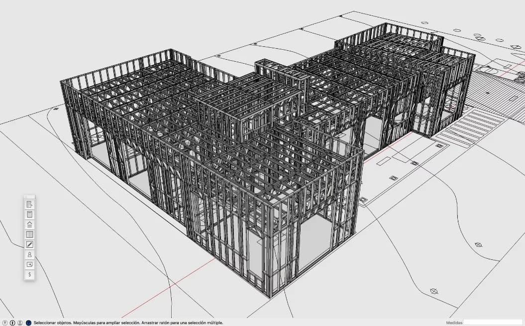 Projeto estrutural em Light Steel Frame